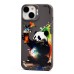 Чехол-накладка для Apple iPhone 14 (панда) (серый) - SC335 Чехол-накладка для Apple iPhone 14 (панда) (серый) - SC335