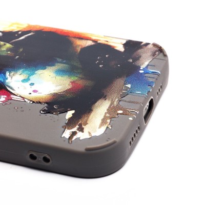 Чехол-накладка для Apple iPhone 14 (панда) (серый) - SC335 Чехол-накладка для Apple iPhone 14 (панда) (серый) - SC335