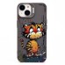 Чехол-накладка для Apple iPhone 14 (тигр) (серый) - SC335
