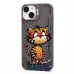 Чехол-накладка для Apple iPhone 14 (тигр) (серый) - SC335 Чехол-накладка для Apple iPhone 14 (тигр) (серый) - SC335