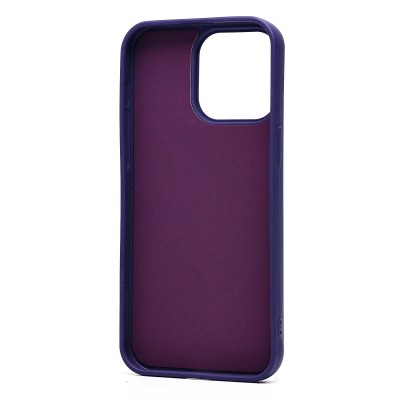Чехол-накладка для Apple iPhone 15 Pro Max (кот) (фиолетовый) - SC335