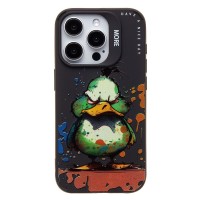 Чехол-накладка для Apple iPhone 15 Pro (утка) (черный) - SC335