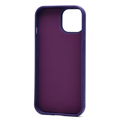 Чехол-накладка для Apple iPhone 15 (кот) (фиолетовый) - SC335