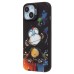 Чехол-накладка для Apple iPhone 15 (обезьяна) (черный) - SC335