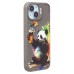 Чехол-накладка для Apple iPhone 15 (панда) (серый) - SC335