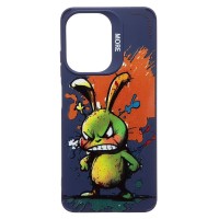 Чехол-накладка для Infinix Hot 30i (заяц) (темно-синий) - SC335