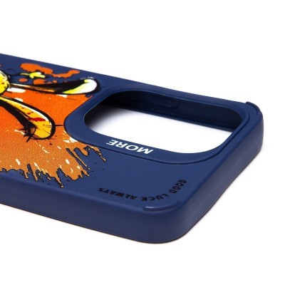 Чехол-накладка для Infinix Hot 30i (заяц) (темно-синий) - SC335