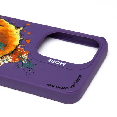 Чехол-накладка для Infinix Hot 30i (кот) (фиолетовый) - SC335