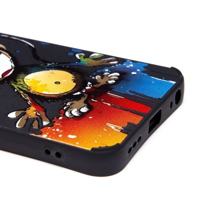 Чехол-накладка для Infinix Hot 30i (обезьяна) (черный) - SC335