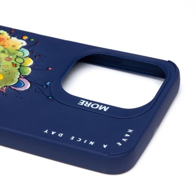 Чехол-накладка для Infinix Hot 30i (овечка) (темно-синий) - SC335