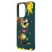 Чехол-накладка для Infinix Hot 30i (собака) (темно-зеленый) - SC335
