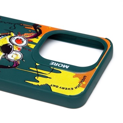 Чехол-накладка для Infinix Hot 30i (собака) (темно-зеленый) - SC335