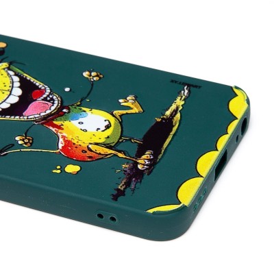 Чехол-накладка для Infinix Hot 30i (собака) (темно-зеленый) - SC335