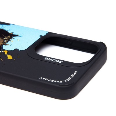 Чехол-накладка для Infinix Hot 30i (черный кот) (черный) - SC335