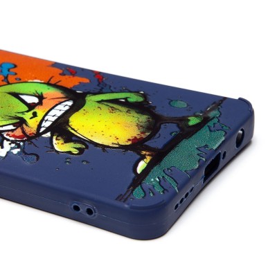 Чехол-накладка для Infinix Hot 40 Pro (заяц) (темно-синий) - SC335 Чехол-накладка для Infinix Hot 40 Pro (заяц) (темно-синий) - SC335