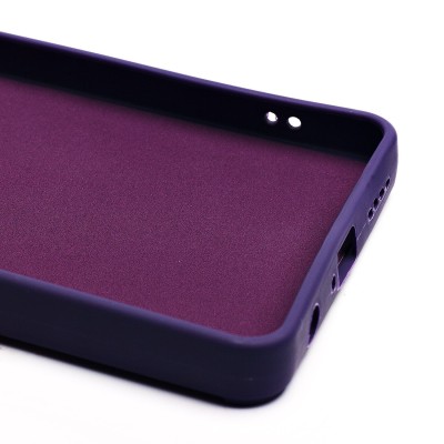 Чехол-накладка для Infinix Hot 40 Pro (кот) (фиолетовый) - SC335