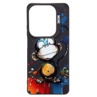 Чехол-накладка для Infinix Hot 40 Pro (обезьяна) (черный) - SC335