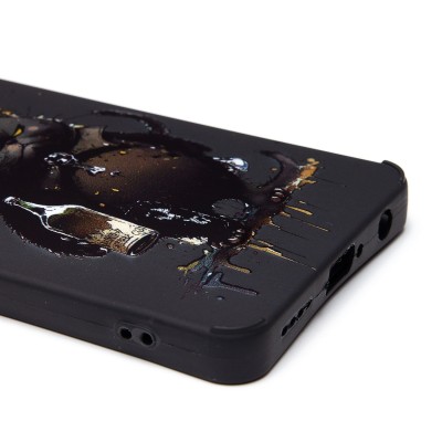 Чехол-накладка для Infinix Hot 40 Pro (черный кот) (черный) - SC335