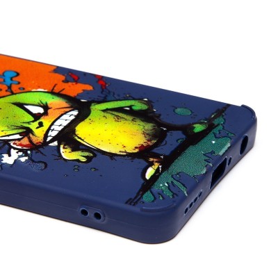 Чехол-накладка для Infinix Hot 40 (заяц) (темно-синий) - SC335