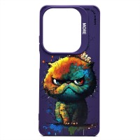 Чехол-накладка для Infinix Hot 40 (кот) (фиолетовый) - SC335 Чехол-накладка для Infinix Hot 40 (кот) (фиолетовый) - SC335