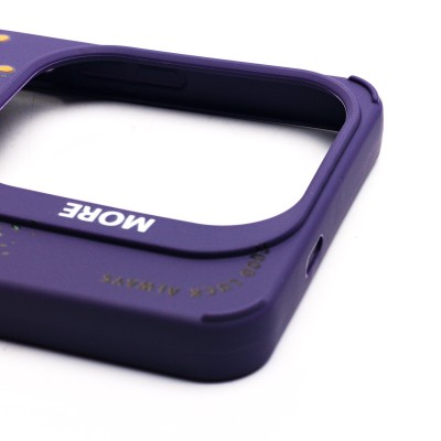 Чехол-накладка для Infinix Hot 40 (кот) (фиолетовый) - SC335