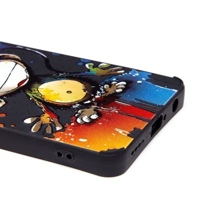 Чехол-накладка для Infinix Hot 40 (обезьяна) (черный) - SC335