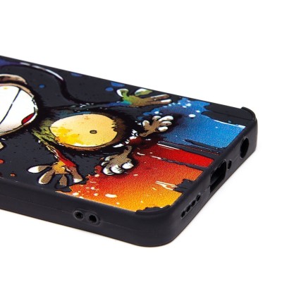 Чехол-накладка для Infinix Hot 40 (обезьяна) (черный) - SC335