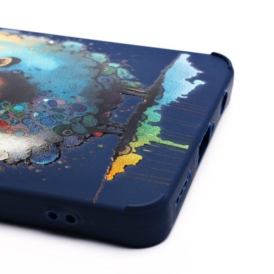 Чехол-накладка для Infinix Hot 40 (овечка) (темно-синий) - SC335