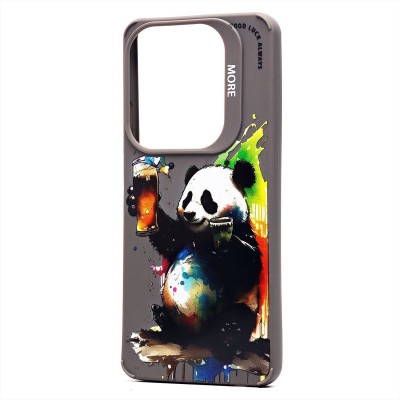 Чехол-накладка для Infinix Hot 40 (панда) (серый) - SC335 Чехол-накладка для Infinix Hot 40 (панда) (серый) - SC335