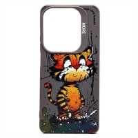 Чехол-накладка для Infinix Hot 40 (тигр) (серый) - SC335