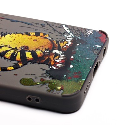 Чехол-накладка для Infinix Hot 40 (тигр) (серый) - SC335