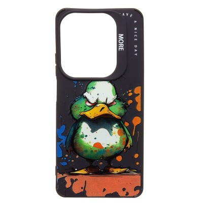 Чехол-накладка для Infinix Hot 40 (утка) (черный) - SC335 Чехол-накладка для Infinix Hot 40 (утка) (черный) - SC335