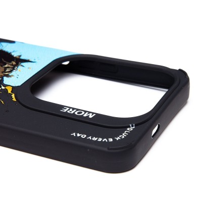 Чехол-накладка для Infinix Hot 40 (черный кот) (черный) - SC335