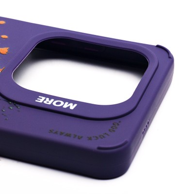 Чехол-накладка для Infinix Hot 40i (кот) (фиолетовый) - SC335 Чехол-накладка для Infinix Hot 40i (кот) (фиолетовый) - SC335