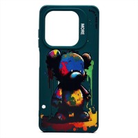 Чехол-накладка для Infinix Hot 40i (медведь) (темно-зеленый) - SC335 Чехол-накладка для Infinix Hot 40i (медведь) (темно-зеленый) - SC335