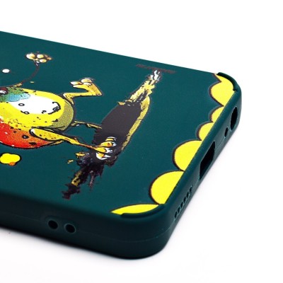 Чехол-накладка для Infinix Hot 40i (собака) (темно-зеленый) - SC335