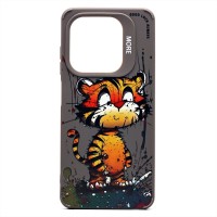 Чехол-накладка для Infinix Hot 40i (тигр) (серый) - SC335