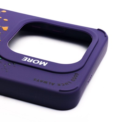 Чехол-накладка для Infinix Smart 8 (кот) (фиолетовый) - SC335