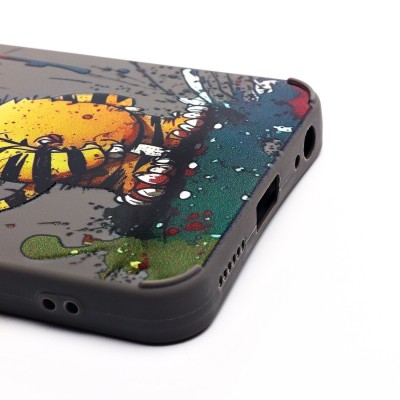 Чехол-накладка для Infinix Smart 8 (тигр) (серый) - SC335