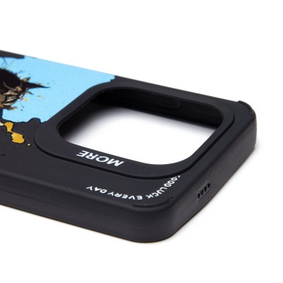 Чехол-накладка для Infinix Smart 8 (черный кот) (черный) - SC335