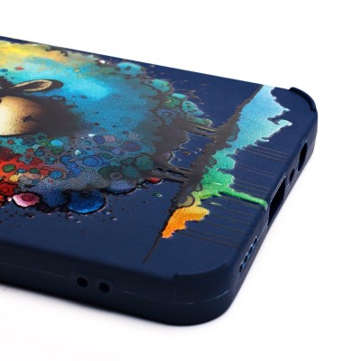 Чехол-накладка для Realme C53 Global (овечка) (темно-синий) - SC335