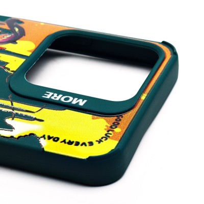 Чехол-накладка для Realme Note 50 (собака) (темно-зеленый) - SC335