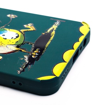 Чехол-накладка для Realme Note 50 (собака) (темно-зеленый) - SC335