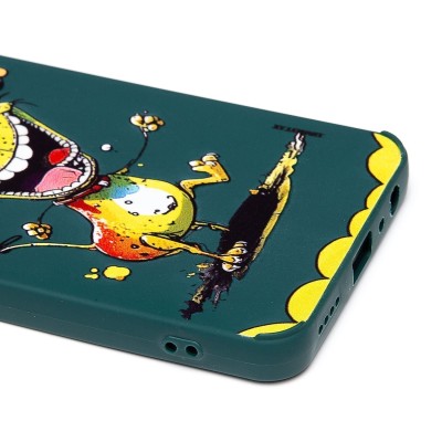 Чехол-накладка для Realme C55 (собака) (темно-зеленый) - SC335 Чехол-накладка для Realme C55 (собака) (темно-зеленый) - SC335