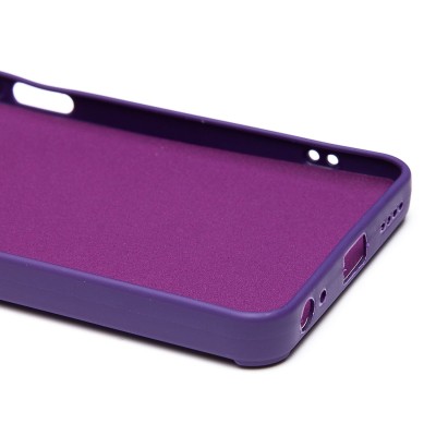 Чехол-накладка для Realme C67 4G (кот) (фиолетовый) - SC335