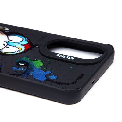 Чехол-накладка для Realme C67 4G (обезьяна) (черный) - SC335