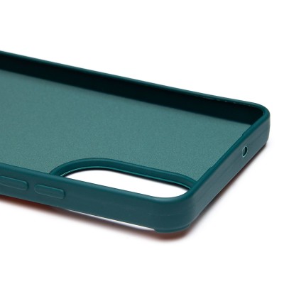 Чехол-накладка для Realme C67 4G (собака) (темно-зеленый) - SC335