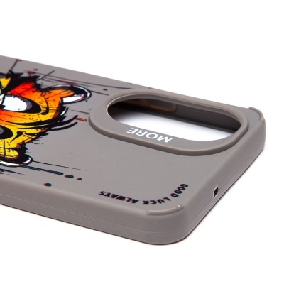 Чехол-накладка для Realme C67 4G (тигр) (серый) - SC335