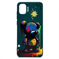 Чехол-накладка для Samsung Galaxy A05 (медведь) (темно-зеленый) - SC335