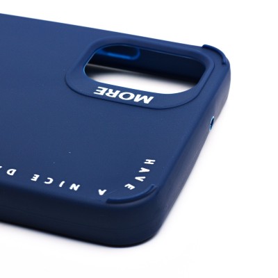 Чехол-накладка для Samsung Galaxy A05 (овечка) (темно-синий) - SC335